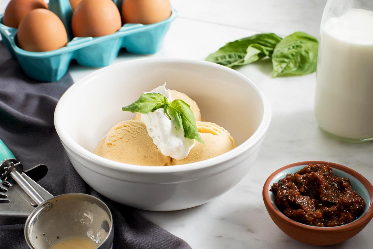 Tuscan Tomato Ice Cream | SupHerb Farms