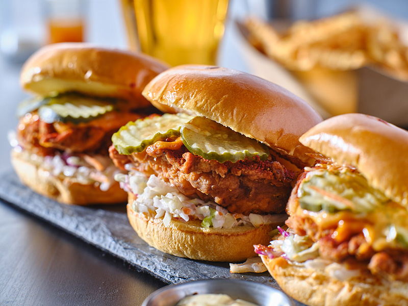 Chicken Sandwiches: Near & Far