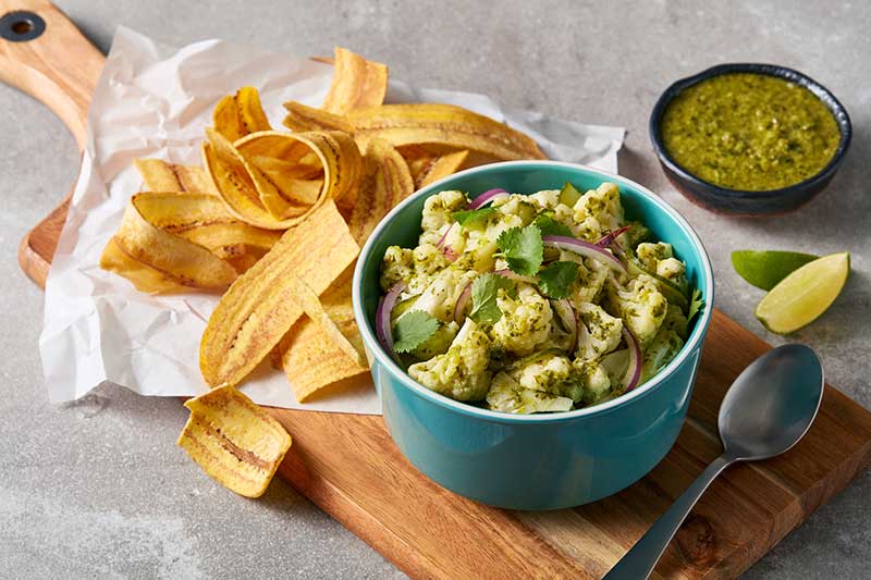 Vegan Cauliflower and Cucumber Aguachile