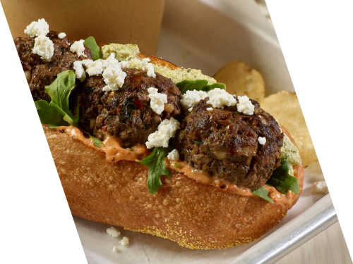 Moroccan Meatball Sandwich 1