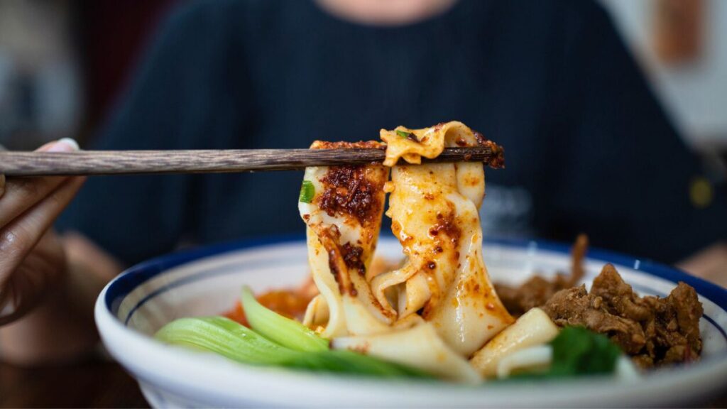 Shaanxi Chinese biang biang noodles