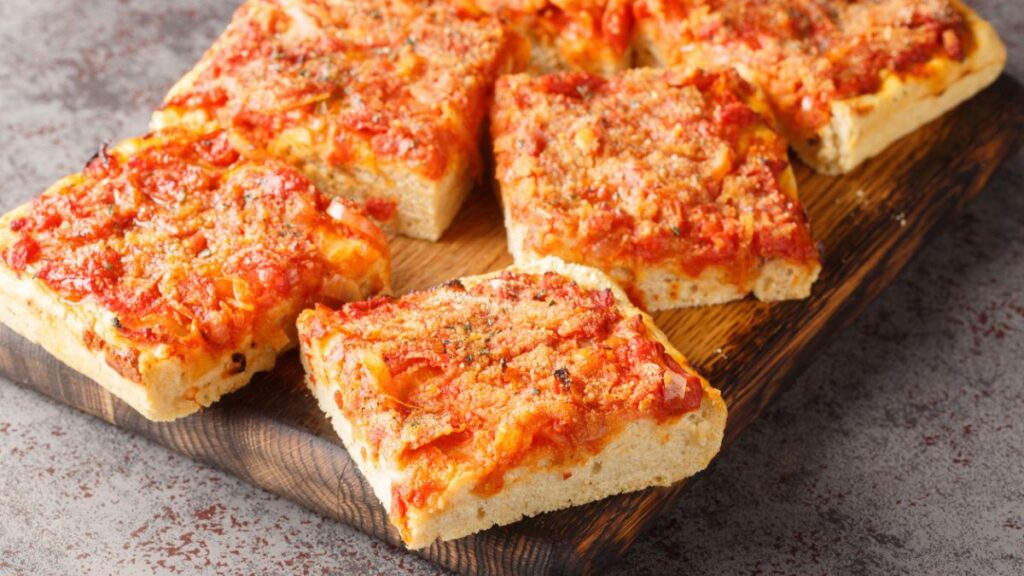 Italian Sfincione from Sicily