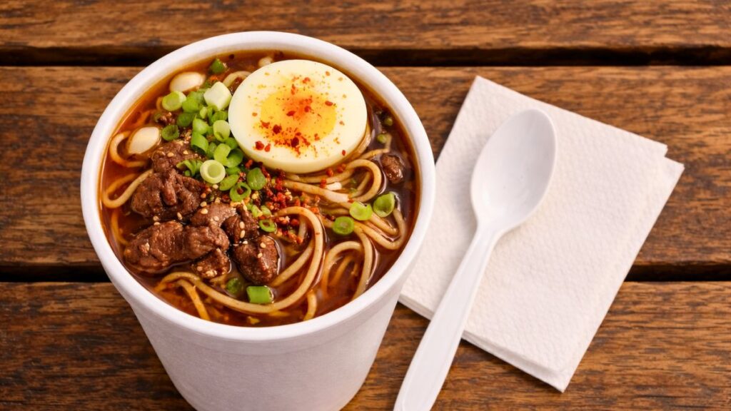 Chinese-Creole Yakamein noodles from New Orleans, USA